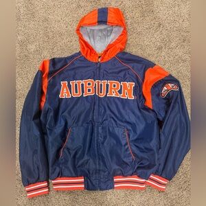 Y2K Auburn lined jacket xl logo on back